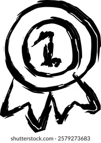 leading icon in Doodle style