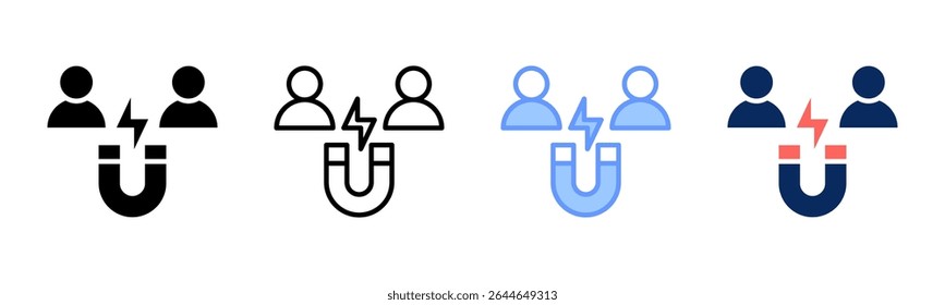 Leads icon sheet multiple style collection