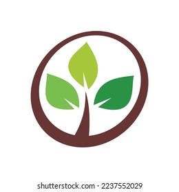leaf 3a logo icon template