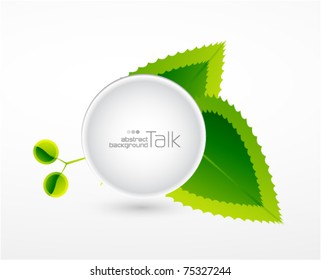 Leaf abstract background