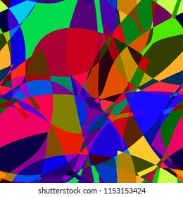 Leaf abstract colorful seamless background vector illustration