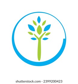 leaf abstract ecology simple icon