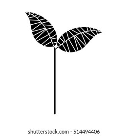 leaf abstract icon image