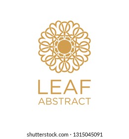 Leaf Abstract Logo Style.