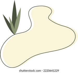 Leaf Abstract Outline Shapes Vector