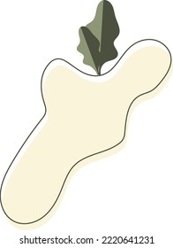 Leaf Abstract Outline Shapes Vector