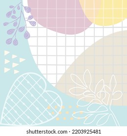 leaf abstract scarf hijab design 014