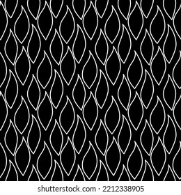 Leaf abstract seamless vector pattern