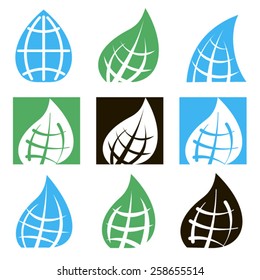 Leaf. Abstraction symbol. Logo. 1. Vector image of a leaf. logo design. 