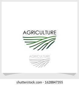 leaf and agriculture logo design vector, nature elements logo design template