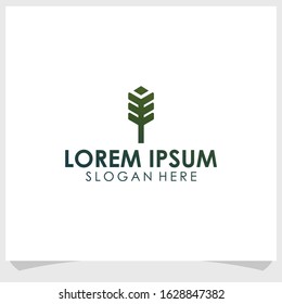 leaf and agriculture logo design vector, nature elements logo design template