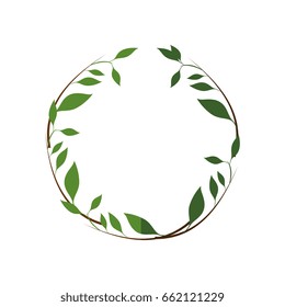 leaf around symbol