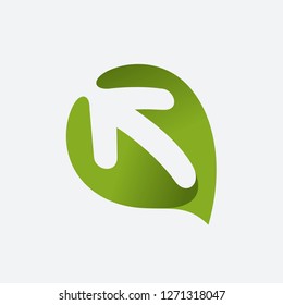 Leaf Arrow Vector