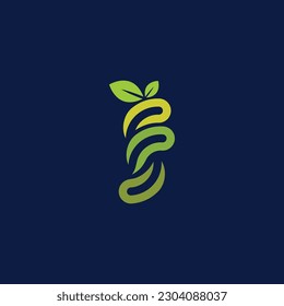 leaf artistic logo designs green leaf