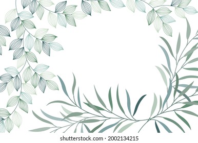 Leaf artwork vector illustration design wallpaper background collection