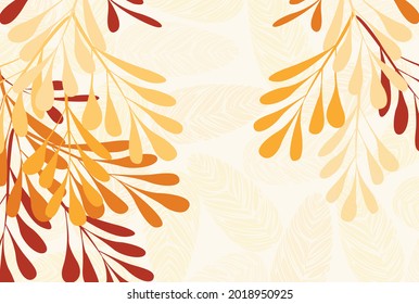 Leaf artwork vector illustration design wallpaper background collection