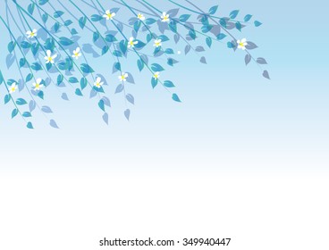 leaf with background
