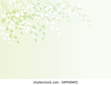 leaf with background