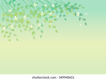 leaf with background