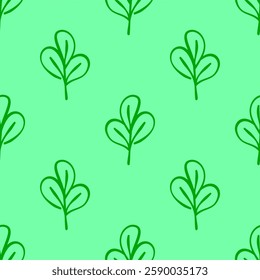 leaf background. Abstract leave background pattern vector. Hand drawn leaf outline vector. leaves pattern wallpaper.