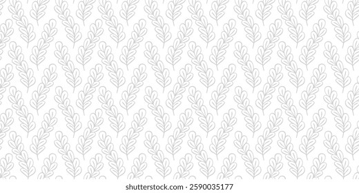 leaf background. Abstract leave background pattern vector. Hand drawn leaf outline vector. leaves pattern wallpaper.