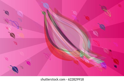 leaf background art