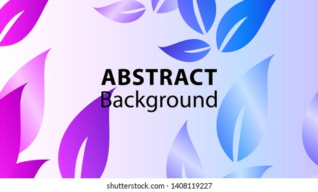 leaf background colorful pattern - vector illustration