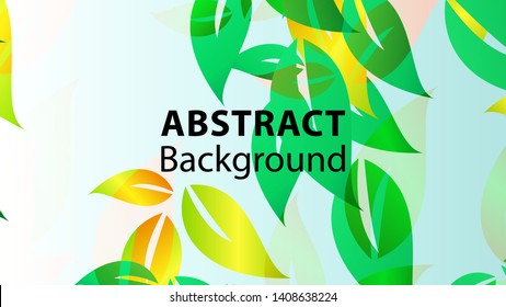 leaf background colorful pattern - vector illustration