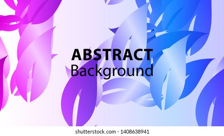 leaf background colorful pattern - vector illustration