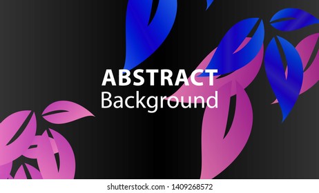 leaf background colorful pattern - vector illustration