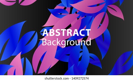 leaf background colorful pattern - vector illustration leaf background colorful pattern - vector illustration