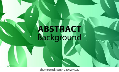 leaf background colorful pattern - vector illustration