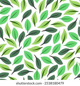 leaf background. flat illustration leave background pattern background. leaves pattern wallpaper. leaf seamless pattern background.