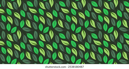 leaf background. flat illustration leave background pattern background. leaves pattern wallpaper. leaf seamless pattern background.