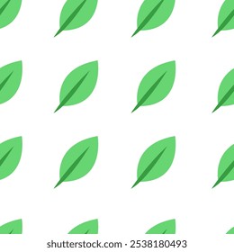 Fondo de la hoja. Ilustración plana Dejar fondo patrón de fondo. Fondo de pantalla de patrón de hojas. fondo de patrón transparente de hojas.