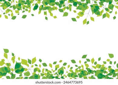 Leaf background icon illustration design template
