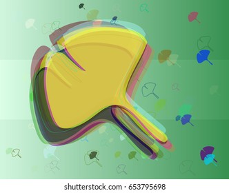 leaf background idea