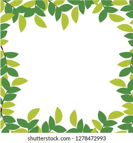 Leaf background illustration