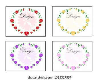 Leaf background illustration for text input and design