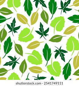 leaf background. leaves pattern background. green leaves pattern background.	