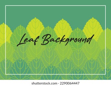 Leaf background, lined leaves background, shades of foliage