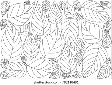 Leaf background pattern.