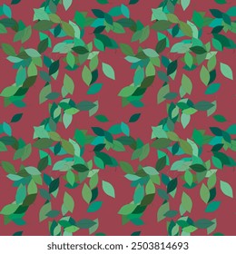 Leaf background, leaf pattern, art vector, seamless pattern vector, floral background, vector design, ornament vector, leaf shape, leaf silhouette, ornament pattern, background design