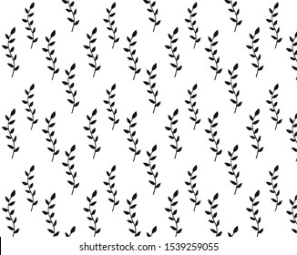 Leaf background . Seamless background pattern .