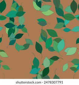 Leaf background, seamless pattern vector, leafs isolated, seamless floral pattern, vector shapes, floral background, nature backgrounds, ornaments vector, ornament pattern, leafs vector