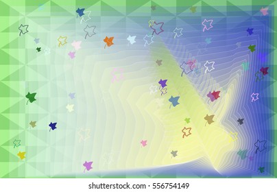 leaf background template