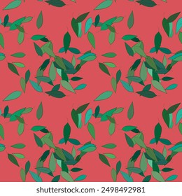 Leaf background, vector backgrounds, seamless pattern, background design, seamless texture, ornaments vector, floral pattern, leafs isolated, ornament pattern, leaf silhouette