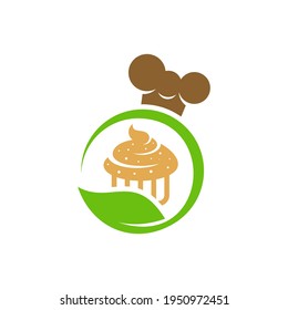 Leaf Bakery logo design vector illustration, Creative Bakery logo design concept template, symbols icons