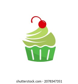 Leaf Bakery logo design vector template. Bakery logo concept