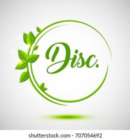 Leaf banner design